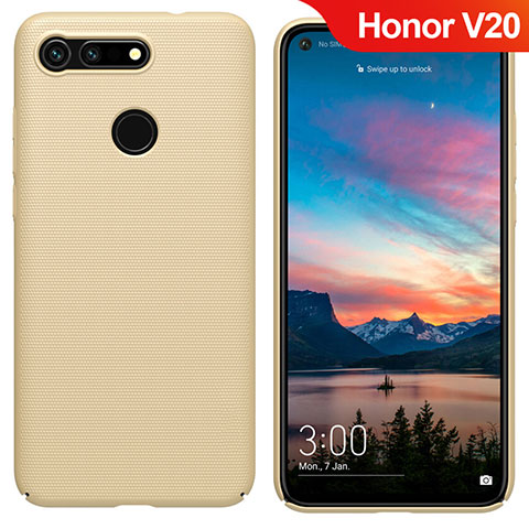 Schutzhülle Kunststoff Tasche Matt M05 für Huawei Honor V20 Gold