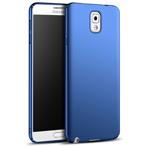 Schutzhülle Kunststoff Tasche Matt M05 für Samsung Galaxy Note 3 N9000 Blau