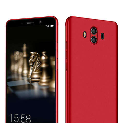 Schutzhülle Kunststoff Tasche Matt M08 für Huawei Mate 10 Rot