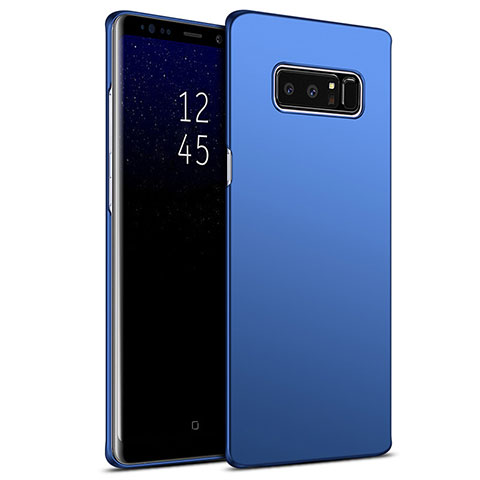 Schutzhülle Kunststoff Tasche Matt M09 für Samsung Galaxy Note 8 Blau