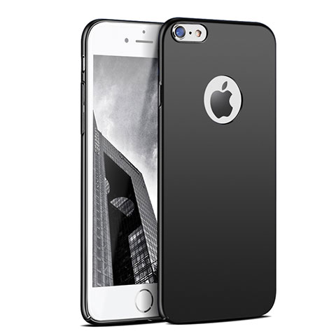 Schutzhülle Kunststoff Tasche Matt P01 für Apple iPhone 6S Schwarz