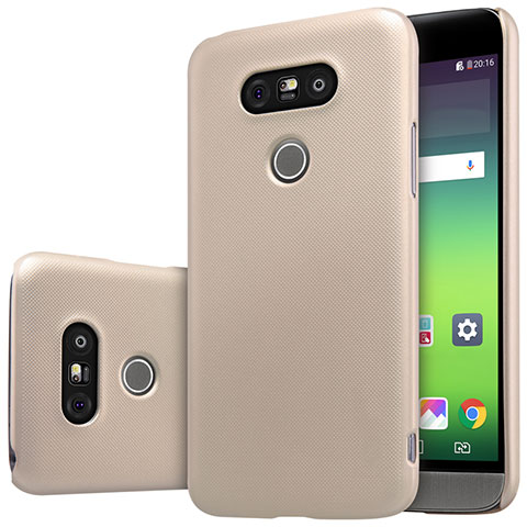 Schutzhülle Kunststoff Tasche Matt R01 für LG G5 Gold