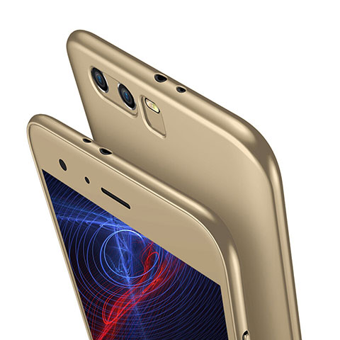 Schutzhülle Kunststoff Tasche Matt Vorder und Rückseite 360 Grad für Huawei Honor 9 Premium Gold