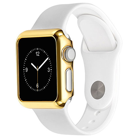 Schutzhülle Luxus Aluminium Metall Rahmen C03 für Apple iWatch 2 38mm Gold