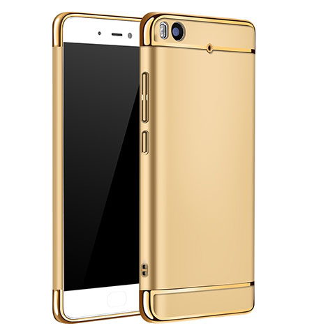 Schutzhülle Luxus Metall Rahmen und Kunststoff für Xiaomi Mi 5S Gold