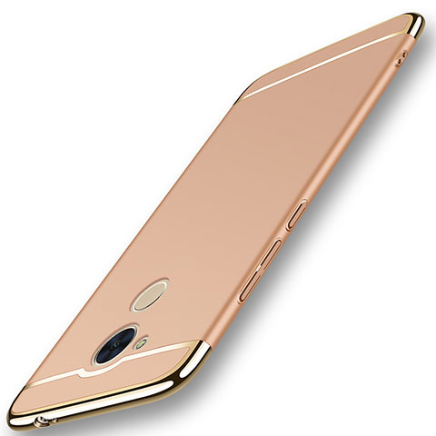 Schutzhülle Luxus Metall Rahmen und Kunststoff Schutzhülle Tasche M01 für Huawei Enjoy 6S Gold