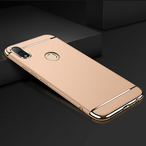 Schutzhülle Luxus Metall Rahmen und Kunststoff Schutzhülle Tasche M01 für Huawei Honor 8X Gold