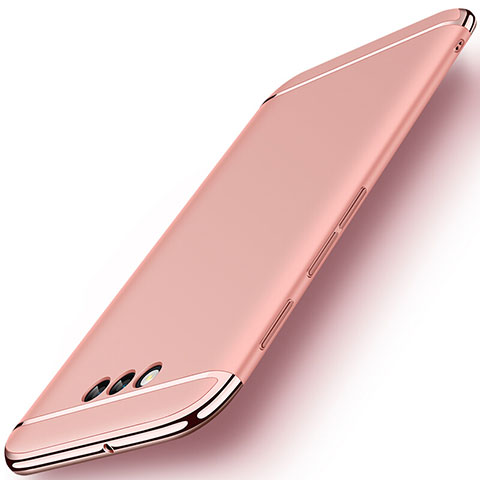 Schutzhülle Luxus Metall Rahmen und Kunststoff Schutzhülle Tasche M01 für Huawei Honor Magic Rosegold