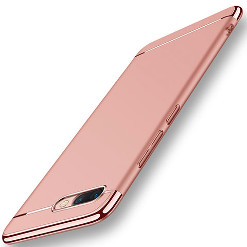 Schutzhülle Luxus Metall Rahmen und Kunststoff Schutzhülle Tasche M01 für Huawei Honor V10 Rosegold