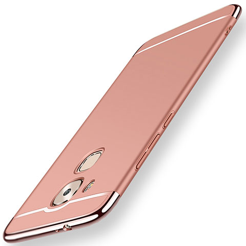 Schutzhülle Luxus Metall Rahmen und Kunststoff Schutzhülle Tasche M01 für Huawei Mate 7 Rosegold