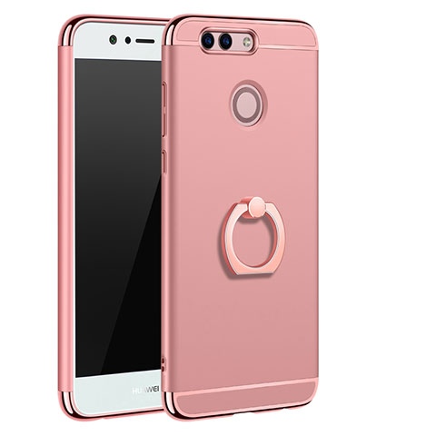 Schutzhülle Luxus Metall Rahmen und Kunststoff Schutzhülle Tasche M01 für Huawei Nova 2 Rosegold