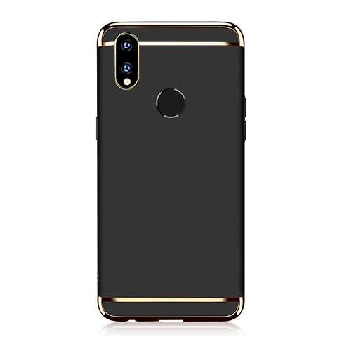 Schutzhülle Luxus Metall Rahmen und Kunststoff Schutzhülle Tasche M01 für Huawei Nova 3i Schwarz