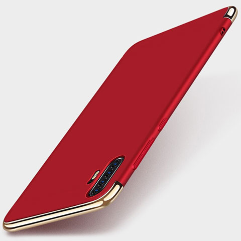 Schutzhülle Luxus Metall Rahmen und Kunststoff Schutzhülle Tasche M01 für Huawei P30 Pro New Edition Rot