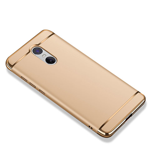 Schutzhülle Luxus Metall Rahmen und Kunststoff Schutzhülle Tasche M01 für Xiaomi Redmi Note 4 Gold