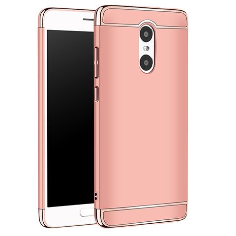 Schutzhülle Luxus Metall Rahmen und Kunststoff Schutzhülle Tasche M01 für Xiaomi Redmi Pro Rosegold