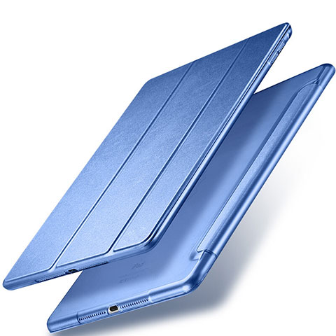 Schutzhülle Stand Tasche Leder für Apple New iPad 9.7 (2017) Blau