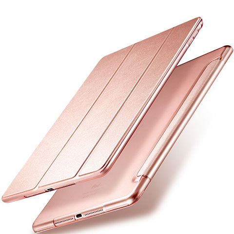 Schutzhülle Stand Tasche Leder für Apple New iPad 9.7 (2018) Rosegold