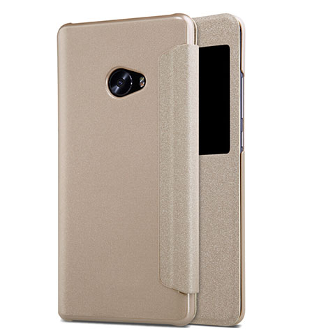 Schutzhülle Stand Tasche Leder für Xiaomi Mi Note 2 Gold