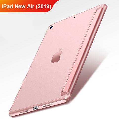 Schutzhülle Stand Tasche Leder L01 für Apple iPad Air 3 Rosegold