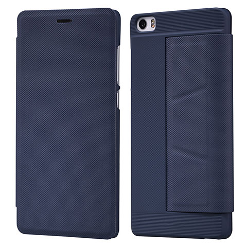 Schutzhülle Stand Tasche Leder L01 für Xiaomi Mi Note Blau