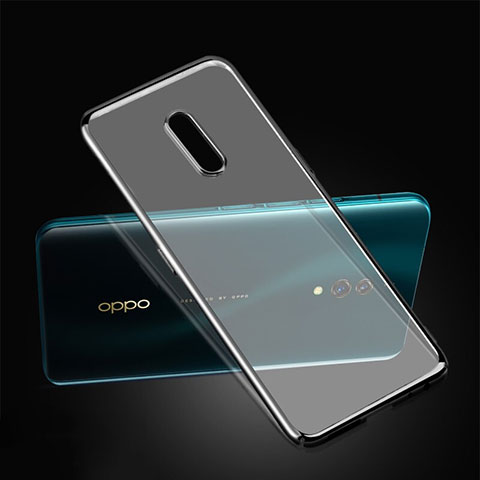 Schutzhülle Ultra Dünn Handyhülle Hülle Durchsichtig Transparent Tasche für Oppo K3 Schwarz