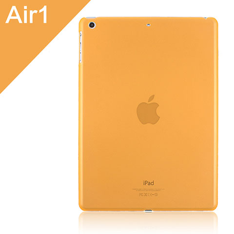 Schutzhülle Ultra Dünn Hülle Durchsichtig Transparent Matt für Apple iPad Air Orange