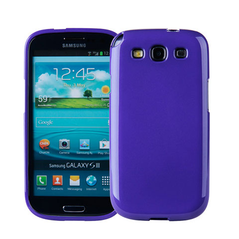 Silikon Hülle Gummi Schutzhülle für Samsung Galaxy S3 III i9305 Neo Violett