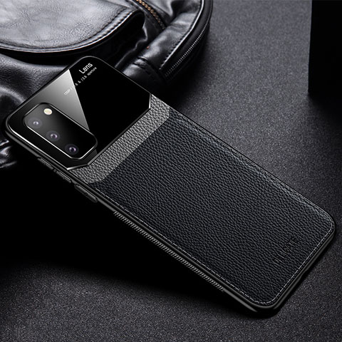 Silikon Hülle Handyhülle Gummi Schutzhülle Flexible Leder Tasche FL1 für Samsung Galaxy S20 FE 5G Schwarz