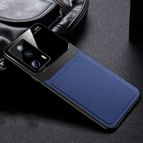 Silikon Hülle Handyhülle Gummi Schutzhülle Flexible Leder Tasche FL1 für Xiaomi Mi 13 Lite 5G Blau