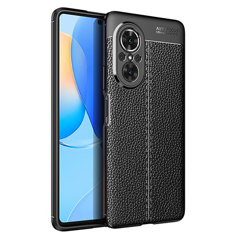 Silikon Hülle Handyhülle Gummi Schutzhülle Flexible Leder Tasche für Huawei Nova 9 SE Schwarz