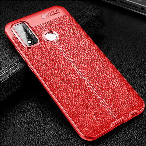 Silikon Hülle Handyhülle Gummi Schutzhülle Flexible Leder Tasche für Huawei Nova Lite 3 Plus Rot