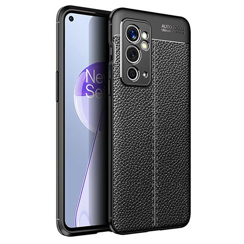 Silikon Hülle Handyhülle Gummi Schutzhülle Flexible Leder Tasche für OnePlus 9RT 5G Schwarz