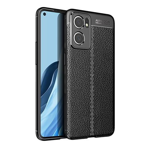 Silikon Hülle Handyhülle Gummi Schutzhülle Flexible Leder Tasche für OnePlus Nord CE 2 5G Schwarz