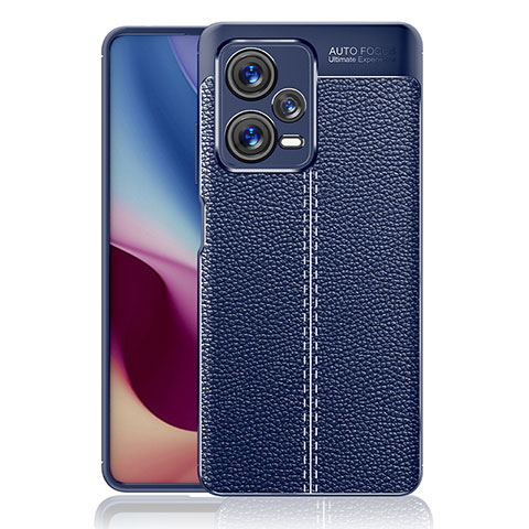 Silikon Hülle Handyhülle Gummi Schutzhülle Flexible Leder Tasche für Xiaomi Redmi Note 12 Explorer Blau