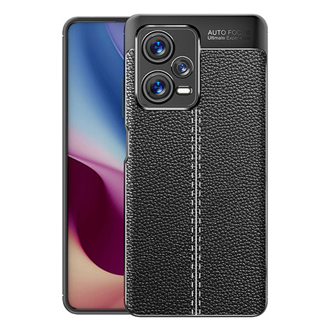 Silikon Hülle Handyhülle Gummi Schutzhülle Flexible Leder Tasche für Xiaomi Redmi Note 12 Explorer Schwarz