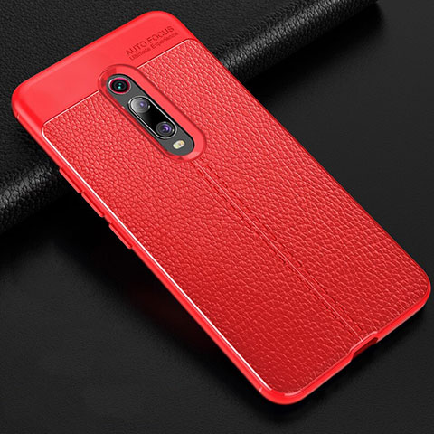 Silikon Hülle Handyhülle Gummi Schutzhülle Flexible Leder Tasche H03 für Xiaomi Mi 9T Pro Rot