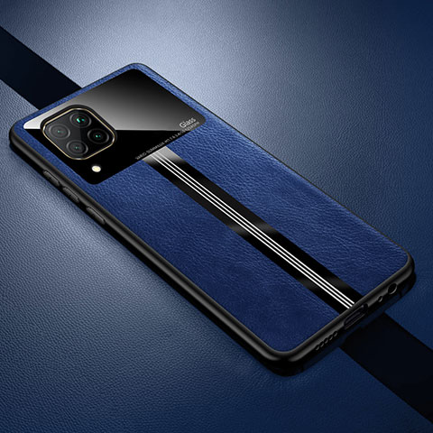 Silikon Hülle Handyhülle Gummi Schutzhülle Flexible Leder Tasche L01 für Huawei Nova 7i Blau