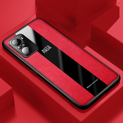 Silikon Hülle Handyhülle Gummi Schutzhülle Flexible Leder Tasche PB1 für Xiaomi Mi 11X 5G Rot