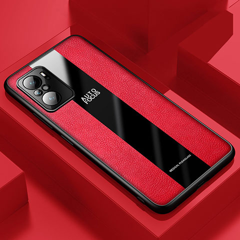 Silikon Hülle Handyhülle Gummi Schutzhülle Flexible Leder Tasche PB1 für Xiaomi Redmi K40 Pro+ Plus 5G Rot