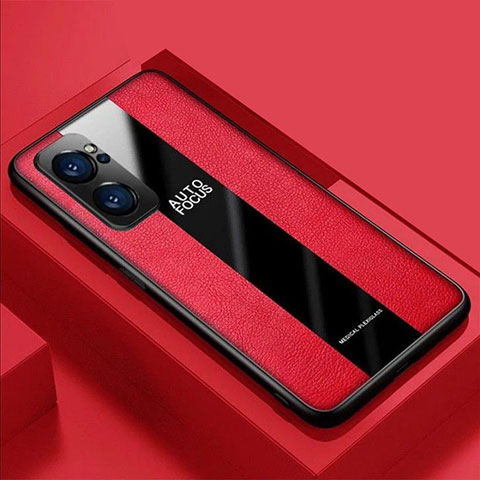 Silikon Hülle Handyhülle Gummi Schutzhülle Flexible Leder Tasche S03 für Oppo Reno7 Pro 5G Rot