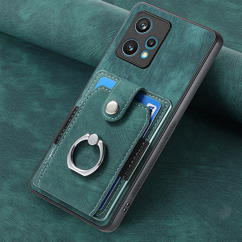 Silikon Hülle Handyhülle Gummi Schutzhülle Flexible Leder Tasche SD2 für Realme Narzo 50 Pro 5G Grün