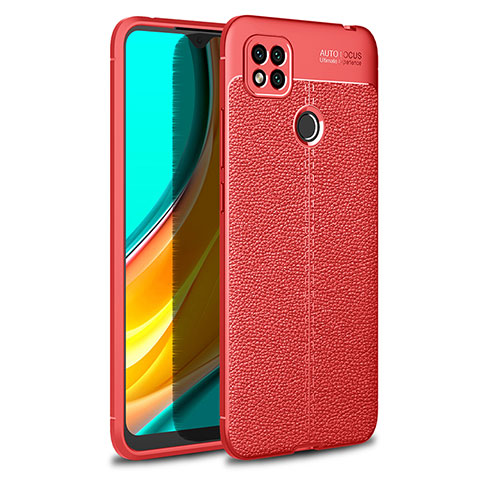 Silikon Hülle Handyhülle Gummi Schutzhülle Flexible Leder Tasche WL1 für Xiaomi Redmi 10A 4G Rot