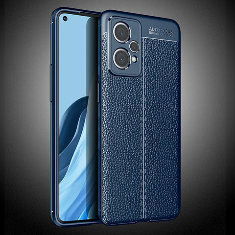 Silikon Hülle Handyhülle Gummi Schutzhülle Flexible Leder Tasche WL2 für Realme Narzo 50 Pro 5G Blau