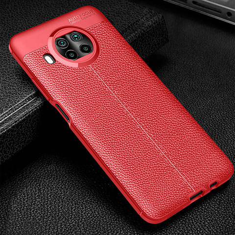 Silikon Hülle Handyhülle Gummi Schutzhülle Flexible Leder Tasche WL2 für Xiaomi Mi 10T Lite 5G Rot