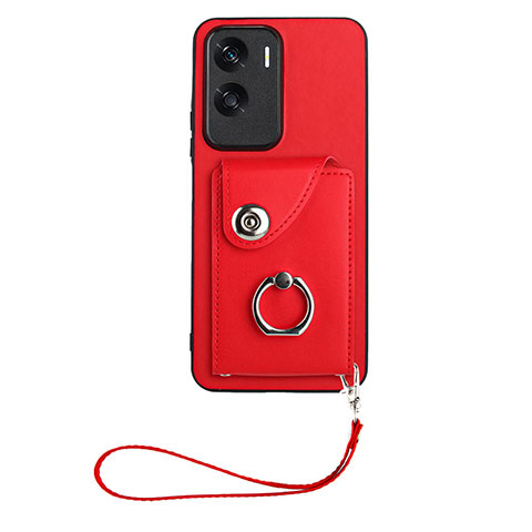 Silikon Hülle Handyhülle Gummi Schutzhülle Flexible Leder Tasche XK1 für Huawei Honor 90 Lite 5G Rot