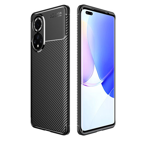 Silikon Hülle Handyhülle Gummi Schutzhülle Flexible Tasche Köper für Huawei Honor 50 Pro 5G Schwarz