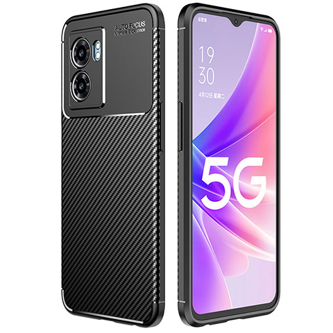 Silikon Hülle Handyhülle Gummi Schutzhülle Flexible Tasche Köper für Realme Q5i 5G Schwarz