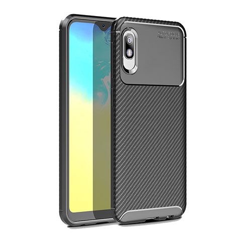 Silikon Hülle Handyhülle Gummi Schutzhülle Flexible Tasche Köper für Samsung Galaxy A10e Schwarz