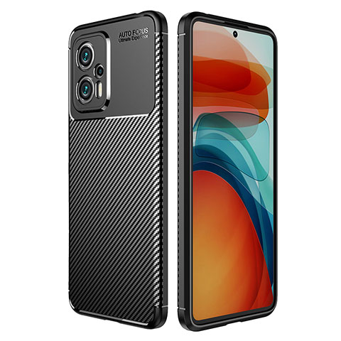 Silikon Hülle Handyhülle Gummi Schutzhülle Flexible Tasche Köper für Xiaomi Redmi Note 11T Pro 5G Schwarz