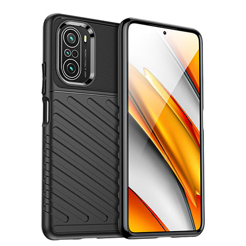 Silikon Hülle Handyhülle Gummi Schutzhülle Flexible Tasche Köper MF1 für Xiaomi Mi 11X Pro 5G Schwarz